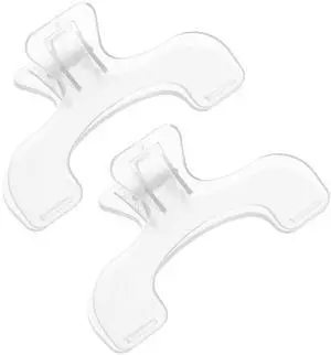 2 Pcs Transparent Book Clips, Sturdy Clear Book Page Holder for Hands-Free Reading, Portable Bookmark Accessories for Teachers Students Office Kitchen Music Books Lovers Reading 2 Pcs Transparent Book Clips, Sturdy Clear Book Page Holder for Hands-Free Reading, Portable Bookmark Accessories for Teachers Students Office Kitchen Music Books Lovers Reading
