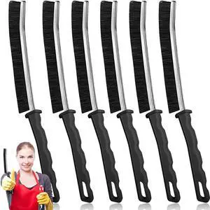 Crevice Cleaning Brush Set, Hard Bristle Gap Cleaning Tool, Ultra-Fine Nylon Deep Scrub Brushes for Window Tracks, Bathroom Grout, Sliding Doors & Sink Detailing,6-Pack Crevice Cleaning Brush Set, Hard Bristle Gap Cleaning Tool, Ultra-Fine Nylon Deep Scrub Brushes for Window Tracks, Bathroom Grout, Sliding Doors & Sink Detailing,6-Pack