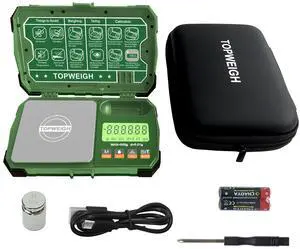 Pocket Scale, 500g x 0.01g, Dual Powered, Precision Gram Jewelry Scale with Zipper Case, Digital Small Coin Scale, Large Backlight Display, 6 Weighing Units,Cal Weight, USB Cable Included Pocket Scale, 500g x 0.01g, Dual Powered, Precision Gram Jewelry Scale with Zipper Case, Digital Small Coin Scale, Large Backlight Display, 6 Weighing Units,Cal Weight, USB Cable Included