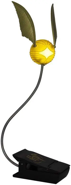 Golden Snitch Lumi Clip | Convenient Harry Potter Themed Reading Light | Dual Powered by Batteries or USB, Gold Golden Snitch Lumi Clip | Convenient Harry Potter Themed Reading Light | Dual Powered by Batteries or USB, Gold