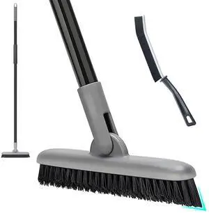 Grout Brush with Long Handle, 49'' Tile Cleaner Tool for Shower, Floors Scrubber for Bathroom Cleaning Grout Brush with Long Handle, 49'' Tile Cleaner Tool for Shower, Floors Scrubber for Bathroom Cleaning