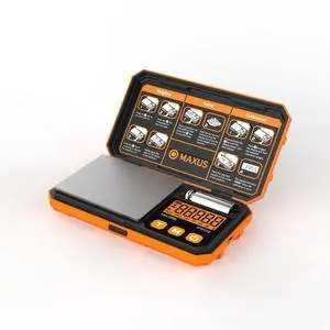 Pocket Scale, 200g x 0.01g, with 50g Calibration Weight and USB Cable Pocket Scale, 200g x 0.01g, with 50g Calibration Weight and USB Cable
