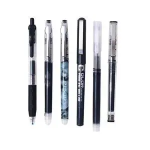 6PCS Black Ink Gel Pens Set, 0.5mm Bullet Nib ST Nibs Fine Point Quick-dry Journaling Gel Ink Pens for Office School, Note Taking(Black) 6PCS Black Ink Gel Pens Set, 0.5mm Bullet Nib ST Nibs Fine Point Quick-dry Journaling Gel Ink Pens for Office School, Note Taking(Black)