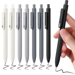 Black Gel Pens, 8Pcs Fine Point Black Ink Smooth Writing Pens for Journaling, Nurse Aesthetic Cute Office School Supplies, Gifts for Women and Men(8Pcs Black White Grey-Black Ink) Black Gel Pens, 8Pcs Fine Point Black Ink Smooth Writing Pens for Journaling, Nurse Aesthetic Cute Office School Supplies, Gifts for Women and Men(8Pcs Black White Grey-Black Ink)