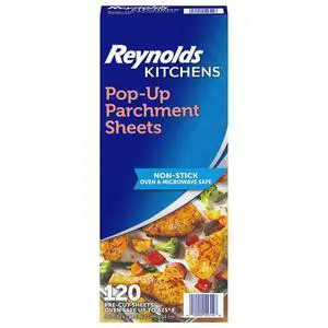 Kitchens Pop-Up Parchment Paper Sheets, 10.7x13.75 Inch, 120 Sheets Kitchens Pop-Up Parchment Paper Sheets, 10.7x13.75 Inch, 120 Sheets