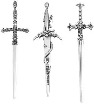 3Pcs Sword Hair Pins - Renaissance Medieval Gothic Hair Sticks for Women, Vintage Metal Hair Chopsticks for Bun Updo, Renaissance Accessories Medieval Accessories 3Pcs Sword Hair Pins - Renaissance Medieval Gothic Hair Sticks for Women, Vintage Metal Hair Chopsticks for Bun Updo, Renaissance Accessories Medieval Accessories