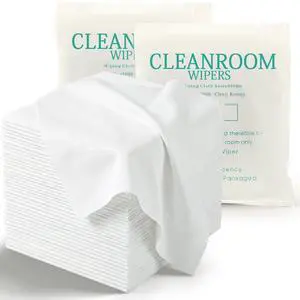 100 Pcs Cleanroom Cloth Wipes Microfiber Lint Free Cloth Disposable Clean Cloths Laser Sealed Edge for Lab Semiconductor Industries and Printing (9 x 9 Inches) 100 Pcs Cleanroom Cloth Wipes Microfiber Lint Free Cloth Disposable Clean Cloths Laser Sealed Edge for Lab Semiconductor Industries and Printing (9 x 9 Inches)