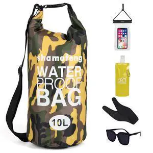 Waterproof Dry Bag 5L/10L/15L/20L/30L Roll Top Dry Storage Backpack with Phone Case, Collapsible Water Bottle, Sunglasses, Ear Band for Kayaking Boating Swimming Fishing Camping, Yellow 30L Waterproof Dry Bag 5L/10L/15L/20L/30L Roll Top Dry Storage Backpack with Phone Case, Collapsible Water Bottle, Sunglasses, Ear Band for Kayaking Boating Swimming Fishing Camping, Yellow 30L