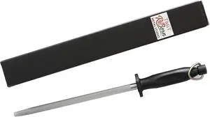 12-Inch Honing Rod for Kitchen Knives Stainless Steel Knife Sharpening Rod with Ergonomic Handle, Professional Knife Sharpener Stick (12) 12-Inch Honing Rod for Kitchen Knives Stainless Steel Knife Sharpening Rod with Ergonomic Handle, Professional Knife Sharpener Stick (12)