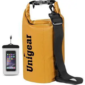 Waterproof Bags/Waterproof Bags/Dry Bag (2L/5L/10L/20L/30L/40L) for Outdoor Activities and Water Sports, Camping, Boating, Kayaking, Fishing with Waterproof Phone Pouch, Pale Yellow, 5l, Dry Waterproof Bags/Waterproof Bags/Dry Bag (2L/5L/10L/20L/30L/40L) for Outdoor Activities and Water Sports, Camping, Boating, Kayaking, Fishing with Waterproof Phone Pouch, Pale Yellow, 5l, Dry