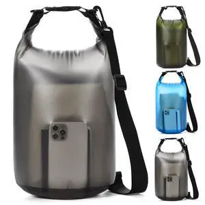 Dry Bags for Kayaking Waterproof, 5L/10L Dry Storage Bag, Lightweight Roll Top Wet Bag for Swimming, Boating, Fishing, Travel, Camping & Beach, Small(Black) Dry Bags for Kayaking Waterproof, 5L/10L Dry Storage Bag, Lightweight Roll Top Wet Bag for Swimming, Boating, Fishing, Travel, Camping & Beach, Small(Black)