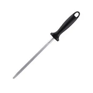 Kitchen Knife Sharpener Rod-13 Inches Professional Carbon Steel Knife Sharpening Honing Rod with Hanging Holes for Household, Chef, Daily Maintenance 1pcs Kitchen Knife Sharpener Rod-13 Inches Professional Carbon Steel Knife Sharpening Honing Rod with Hanging Holes for Household, Chef, Daily Maintenance 1pcs