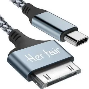 30 Pin to USB C Charger Cable Braided Cord for Charging & Data Sync 30 Pin to USB C Charger Cable Braided Cord for Charging & Data Sync