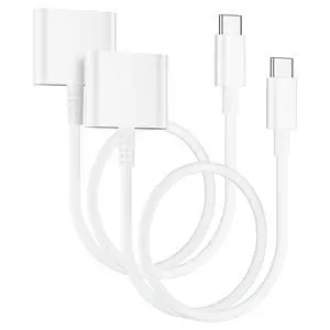 USB C to 30 Pin Female Adapter for iPhone 16, 2-Pack Apple MFi Certified No Audio Type C Male to 30-Pin Female Charging and Data Transfer Converter for iPhone 16 15 Pro Max 16 15 Plus, New iPad USB C to 30 Pin Female Adapter for iPhone 16, 2-Pack Apple MFi Certified No Audio Type C Male to 30-Pin Female Charging and Data Transfer Converter for iPhone 16 15 Pro Max 16 15 Plus, New iPad