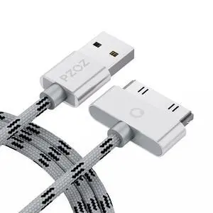 30 Pin Cable for iPhone 4s/4/3G/3Gs, USB Charging and Charger Cable Sync Connector Data Cable for iPhone 4/ 4s, Old iPad 3/2/1 Generations,iPod Classic Touch Nano (3.3 Feet) (Gray) 30 Pin Cable for iPhone 4s/4/3G/3Gs, USB Charging and Charger Cable Sync Connector Data Cable for iPhone 4/ 4s, Old iPad 3/2/1 Generations,iPod Classic Touch Nano (3.3 Feet) (Gray)