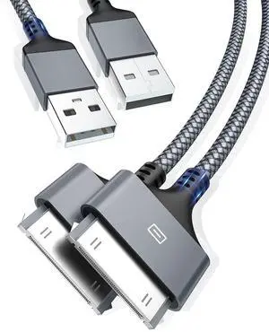 USB Charging Cable 6.6FT 2PCS, 30Pin USB Sync Cable High Speed Sync Charging Cord for iPhone 4 4s 3G 3GS iPad 1 2 3 iPod Classic Touch Nano USB Charging Cable 6.6FT 2PCS, 30Pin USB Sync Cable High Speed Sync Charging Cord for iPhone 4 4s 3G 3GS iPad 1 2 3 iPod Classic Touch Nano