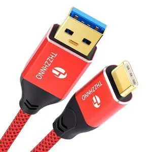 USB A to USB C Cable 3.3FT, USB 3.1 USB 3.2 Gen2 10Gbps Data Transfer Cord Braided Type C Cable for Phone/MacBook Pro/iPad Pro(Red) USB A to USB C Cable 3.3FT, USB 3.1 USB 3.2 Gen2 10Gbps Data Transfer Cord Braided Type C Cable for Phone/MacBook Pro/iPad Pro(Red)