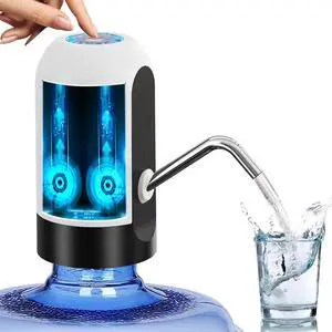 Myvision Water Dispenser for 5 Gallon Bottle,Portable USB Charging Electric Water Pump, Drinking Water Jug Pump for Home, Kitchen, Living Room, Office,Camping,Universal for 3-5 Gallon (White) Myvision Water Dispenser for 5 Gallon Bottle,Portable USB Charging Electric Water Pump, Drinking Water Jug Pump for Home, Kitchen, Living Room, Office,Camping,Universal for 3-5 Gallon (White)