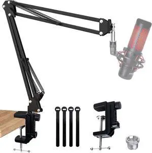 QuadCast Boom Arm, Mic Arm for Blue Yeti HyperX QuadCast SoloCast Fifine AM8 and Most Microphone, Mic Stand Desk with 3/8" to 5/8" Adapter QuadCast Boom Arm, Mic Arm for Blue Yeti HyperX QuadCast SoloCast Fifine AM8 and Most Microphone, Mic Stand Desk with 3/8" to 5/8" Adapter