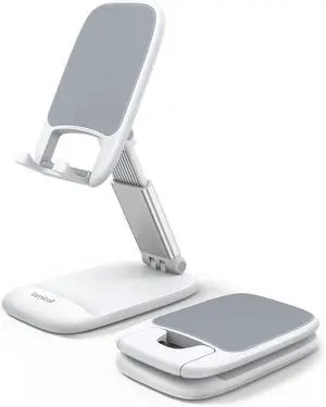 White Cell Phone Stand for Desk, Phone Holder | Desk Accessories, Telephone Stands, Workspace Organizersf, Gifts for Christmas White Cell Phone Stand for Desk, Phone Holder | Desk Accessories, Telephone Stands, Workspace Organizersf, Gifts for Christmas
