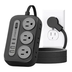 Surge Protector Power Strip, Multiple Outlets Extension Cord with 6 AC Outlets 2 USB-A and 2 USB-C Ports, 10 ft Long Flat Plug Power Strip, Mountable Outlet Extender for Dorm/Office/Home- OG Surge Protector Power Strip, Multiple Outlets Extension Cord with 6 AC Outlets 2 USB-A and 2 USB-C Ports, 10 ft Long Flat Plug Power Strip, Mountable Outlet Extender for Dorm/Office/Home- OG