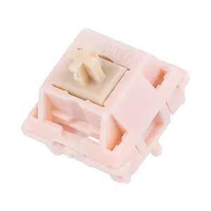 Silent Mechanical Keyboard Switches Set - 35 Pieces Factory Pre-Lubed, 5-Pin Linear/Tactile Switches for Custom Mechanical Keyboards (Nude Rosa(Linear Silent)) Silent Mechanical Keyboard Switches Set - 35 Pieces Factory Pre-Lubed, 5-Pin Linear/Tactile Switches for Custom Mechanical Keyboards (Nude Rosa(Linear Silent))