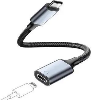 USB C to Lightning Audio Adapter Cable USB Type C Male to Lightning HiFi Audio Female Headphones Converter Fit with iPhone 15 iPad Pro/Air MacBook Galaxy S23 S22 Pixel 7 6 (Not for Charge&Data) USB C to Lightning Audio Adapter Cable USB Type C Male to Lightning HiFi Audio Female Headphones Converter Fit with iPhone 15 iPad Pro/Air MacBook Galaxy S23 S22 Pixel 7 6 (Not for Charge&Data)