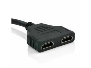 1 Input 2 Output HDMI Port Male to Female Splitter 1 Input 2 Output HDMI Port Male to Female Splitter