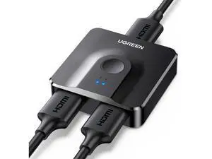 UGREEN HDMI Switch 4K@60Hz, Bi-Directional HDMI Switcher 2 in 1 Out HDMI Splitter 1 Input 2 Output Supports UHD 3D HDR Compatible with PS5, PS4, Xbox Series X/S, Roku, Fire Stick, Black UGREEN HDMI Switch 4K@60Hz, Bi-Directional HDMI Switcher 2 in 1 Out HDMI Splitter 1 Input 2 Output Supports UHD 3D HDR Compatible with PS5, PS4, Xbox Series X/S, Roku, Fire Stick, Black