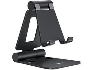 Nulaxy Dual Folding Cell Phone Stand, Fully Adjustable Foldable Desktop Phone Holder Cradle Dock Compatible with iPhone 17 16 15 14 13 12 11 Pro Max Xs Xr X 8, Nintendo Switch, All Phones Nulaxy Dual Folding Cell Phone Stand, Fully Adjustable Foldable Desktop Phone Holder Cradle Dock Compatible with iPhone 17 16 15 14 13 12 11 Pro Max Xs Xr X 8, Nintendo Switch, All Phones