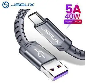 Type C Cable USB C 5A Cable for P40 Pro Mate 30 P30 40W Fast Charging C Usb Cable USB C Charger Cable Type C Cable USB C 5A Cable for P40 Pro Mate 30 P30 40W Fast Charging C Usb Cable USB C Charger Cable