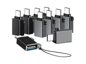 Zell Usb C To Usb Adapter,Usb To Usb C Adapter,Usb-C To Usb Adapter,Usb A To Usb C Adapter,Usb C To Usb A Converter For Macbook Pro/Air Imac Ipad Pro,Galaxy S20+ And More(10 Pack,Black+Grey) Zell Usb C To Usb Adapter,Usb To Usb C Adapter,Usb-C To Usb Adapter,Usb A To Usb C Adapter,Usb C To Usb A Converter For Macbook Pro/Air Imac Ipad Pro,Galaxy S20+ And More(10 Pack,Black+Grey)