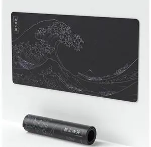 Large Japanese Sea Wave Mouse Pad Black Anime Desk Mat Extended Non-Slip Keyboard Mouse Pad Kanagawa Office Desk Pad 23.6 x 11.8 Gaming Mouse Pad Desktop Protector for Office and Home Large Japanese Sea Wave Mouse Pad Black Anime Desk Mat Extended Non-Slip Keyboard Mouse Pad Kanagawa Office Desk Pad 23.6 x 11.8 Gaming Mouse Pad Desktop Protector for Office and Home