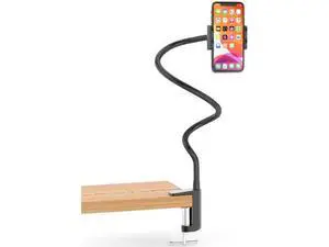 Stainless Steel Gooseneck Cell Phone Holder, Universal 360° Flexible Mobile Phone Stand | Lazy Arm Holder Clamp Mount Bracket Bed Dock for 11 Pro Max Xs X XR 8 Plus S20 S10 Note 20 Note 10 Stainless Steel Gooseneck Cell Phone Holder, Universal 360° Flexible Mobile Phone Stand | Lazy Arm Holder Clamp Mount Bracket Bed Dock for 11 Pro Max Xs X XR 8 Plus S20 S10 Note 20 Note 10