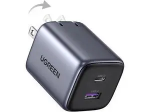 UGREEN 35W USB C Charger, Nexode 2-Ports GaN Foldable PPS Compact Fast Wall Charger Block for iPhone 16/15/14/13, Galaxy S25/S24/S23, Pixel 8 Pro/8/7, iPad, MacBook, Steam Deck UGREEN 35W USB C Charger, Nexode 2-Ports GaN Foldable PPS Compact Fast Wall Charger Block for iPhone 16/15/14/13, Galaxy S25/S24/S23, Pixel 8 Pro/8/7, iPad, MacBook, Steam Deck
