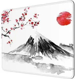 Mouse Pad 30% Thicker Japanese Style Computer Mousepad Anti-Slip Rubber Mouse Mat with Stitched Edges for Gaming Office Laptop PC Women & Men 8 x 10 Thick 5mm Fujiyama Sakura Mouse Pad 30% Thicker Japanese Style Computer Mousepad Anti-Slip Rubber Mouse Mat with Stitched Edges for Gaming Office Laptop PC Women & Men 8 x 10 Thick 5mm Fujiyama Sakura