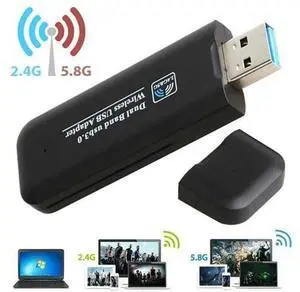 1200Mbps USB WIFI Adapter, Dual Band Dongle AC1200 Wireless USB 3.0 Adapter, 2.4GHz 300Mbps/5.8Ghz 867Mbps WiFi Network Receiver, Support Windows XP/7/8/10/Mac, USB 3.0 Wifi Network LAN Card Dongle 1200Mbps USB WIFI Adapter, Dual Band Dongle AC1200 Wireless USB 3.0 Adapter, 2.4GHz 300Mbps/5.8Ghz 867Mbps WiFi Network Receiver, Support Windows XP/7/8/10/Mac, USB 3.0 Wifi Network LAN Card Dongle