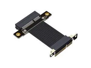 PCI-E 4.0 x4 Extension Cable 16G/BPS / 64G/BPS Adapter Support for Network Card USB Card Graphics Card SSD (M22SF-TL x4,15CM) PCI-E 4.0 x4 Extension Cable 16G/BPS / 64G/BPS Adapter Support for Network Card USB Card Graphics Card SSD (M22SF-TL x4,15CM)