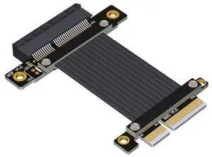 PCI-E 4.0 x4 Extension Cable 16G/BPS / 64G/BPS Adapter Support for Network Card USB Card Graphics Card SSD (M22SF x4,25CM) PCI-E 4.0 x4 Extension Cable 16G/BPS / 64G/BPS Adapter Support for Network Card USB Card Graphics Card SSD (M22SF x4,25CM)