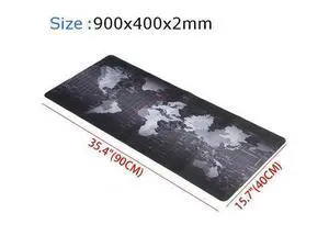 XXXL Gaming Mouse Pad Extended Mousepad Mouse Pat with Durable Stitched Edges Game Mouse Mat Ideal for Desk Cover, Computer Keyboard, PC and Laptop (35.43 X 15.75X 0.08IN) (World Map) XXXL Gaming Mouse Pad Extended Mousepad Mouse Pat with Durable Stitched Edges Game Mouse Mat Ideal for Desk Cover, Computer Keyboard, PC and Laptop (35.43 X 15.75X 0.08IN) (World Map)