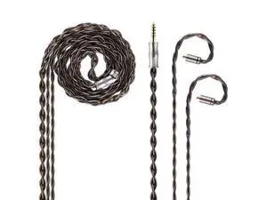 DuskSky IEM Cable, 6N Pure Silver in Ear Monitor Cables, 7N SPC Upgrade Cords, Conductive Fiber Earbuds Cord for Audiophile Musician Singer (4.4mm PentaconnEar) DuskSky IEM Cable, 6N Pure Silver in Ear Monitor Cables, 7N SPC Upgrade Cords, Conductive Fiber Earbuds Cord for Audiophile Musician Singer (4.4mm PentaconnEar)
