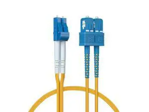 4-Pack OS2 SC to LC Fiber Patch Cable Single Mode Duplex - 3m (10ft) - 10Gb/Gigabit Fiber Optic Cable Cord Jumper- LSZH 9/125m, SMF, Yellow 4-Pack OS2 SC to LC Fiber Patch Cable Single Mode Duplex - 3m (10ft) - 10Gb/Gigabit Fiber Optic Cable Cord Jumper- LSZH 9/125m, SMF, Yellow