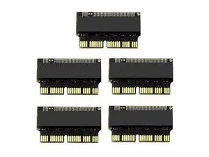 M.2 NGFF Adapter NVMe PCI-E x4 M2 to SSD Compatible with A-pple Laptop,Mac-Book Air Pro 2013 2014 2015 A1465 A1466 A1502 A1398 (5Pcs) M.2 NGFF Adapter NVMe PCI-E x4 M2 to SSD Compatible with A-pple Laptop,Mac-Book Air Pro 2013 2014 2015 A1465 A1466 A1502 A1398 (5Pcs)