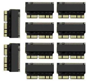 M.2 NGFF Adapter NVMe PCI-E x4 M2 to SSD Compatible with A-pple Laptop,Mac-Book Air Pro 2013 2014 2015 A1465 A1466 A1502 A1398 (10Pcs) M.2 NGFF Adapter NVMe PCI-E x4 M2 to SSD Compatible with A-pple Laptop,Mac-Book Air Pro 2013 2014 2015 A1465 A1466 A1502 A1398 (10Pcs)