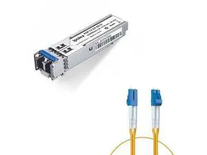 1 Pack 1000Base-LX Module and 1 Pack LC to LC Fiber Patch Cable Single Mode Duplex - 2m(7ft) - OS2 1 Pack 1000Base-LX Module and 1 Pack LC to LC Fiber Patch Cable Single Mode Duplex - 2m(7ft) - OS2