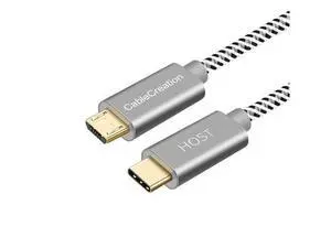 USB C to Micro USB Cable 6.6 FT, Braided USB C to Micro USB OTG Cable, Type C to USB Micro Compatible with Raspberry Pi Zero MacBook Pro Air S22 Pixel, etc, 2M Space Gray USB C to Micro USB Cable 6.6 FT, Braided USB C to Micro USB OTG Cable, Type C to USB Micro Compatible with Raspberry Pi Zero MacBook Pro Air S22 Pixel, etc, 2M Space Gray