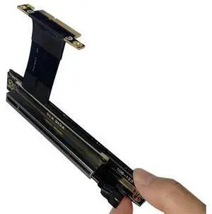 X4 X8 X16 PCIe 3.0 Extension Cable Double 90¡ã Right Angle Male for Graphics Card GPU JHH416AC-L (X8,25cm) X4 X8 X16 PCIe 3.0 Extension Cable Double 90¡ã Right Angle Male for Graphics Card GPU JHH416AC-L (X8,25cm)