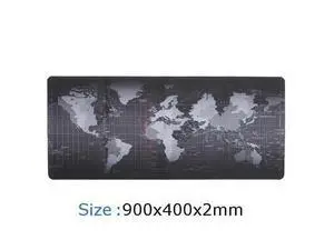 Gaming Mouse Pad Extended Mouse Map Mat(World Map L 35.43 in * W 15.75 in,2mm),Nonslip Base, Thick, Comfy, Waterproof and Foldable Mat for Desktop,Computer,Laptop,Keyboard,Consoles,Black Gaming Mouse Pad Extended Mouse Map Mat(World Map L 35.43 in * W 15.75 in,2mm),Nonslip Base, Thick, Comfy, Waterproof and Foldable Mat for Desktop,Computer,Laptop,Keyboard,Consoles,Black