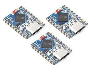 3PCS ESP32-C3 Mini Development Board, Based On ESP32-C3FN4 Single-Core Processor, 160MHz Running Frequency, 2.4GHz Wi-Fi & BLE 5 3PCS ESP32-C3 Mini Development Board, Based On ESP32-C3FN4 Single-Core Processor, 160MHz Running Frequency, 2.4GHz Wi-Fi & BLE 5