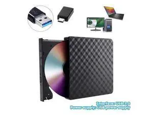 Type-C/USB3.0 Portable DVD-ROM Optical Drive External Slim CD ROM Disk Reader Desktop PC Laptop Tablet Promotion DVD Player Type-C/USB3.0 Portable DVD-ROM Optical Drive External Slim CD ROM Disk Reader Desktop PC Laptop Tablet Promotion DVD Player